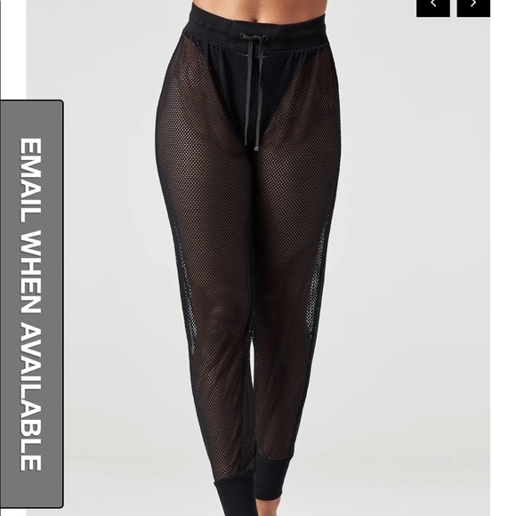 Parts + Labor Pants - Parts + Labor COURT TO STREET high waisted meshie joggers